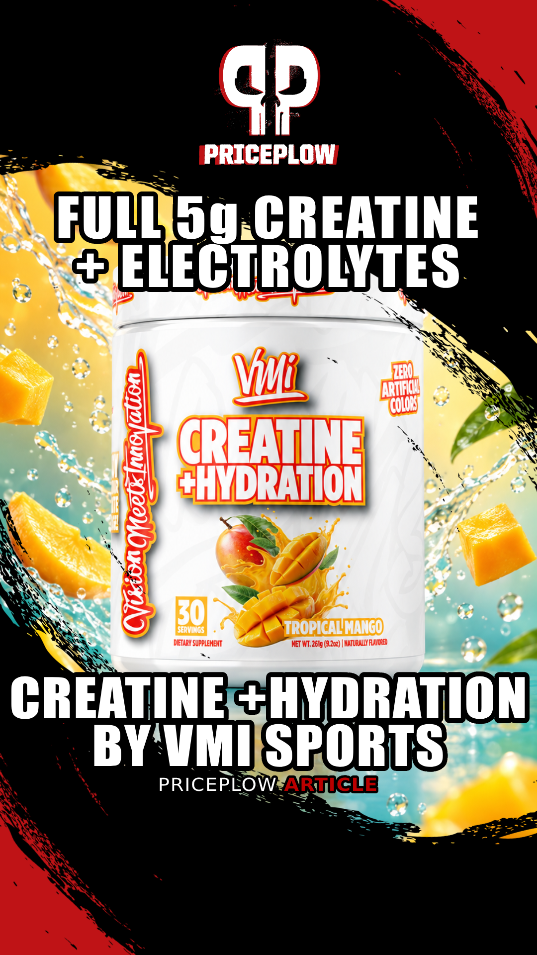 VMI Sports Creatine +Hydration: Pürest Creatine Meets a Full Electrolyte Stack