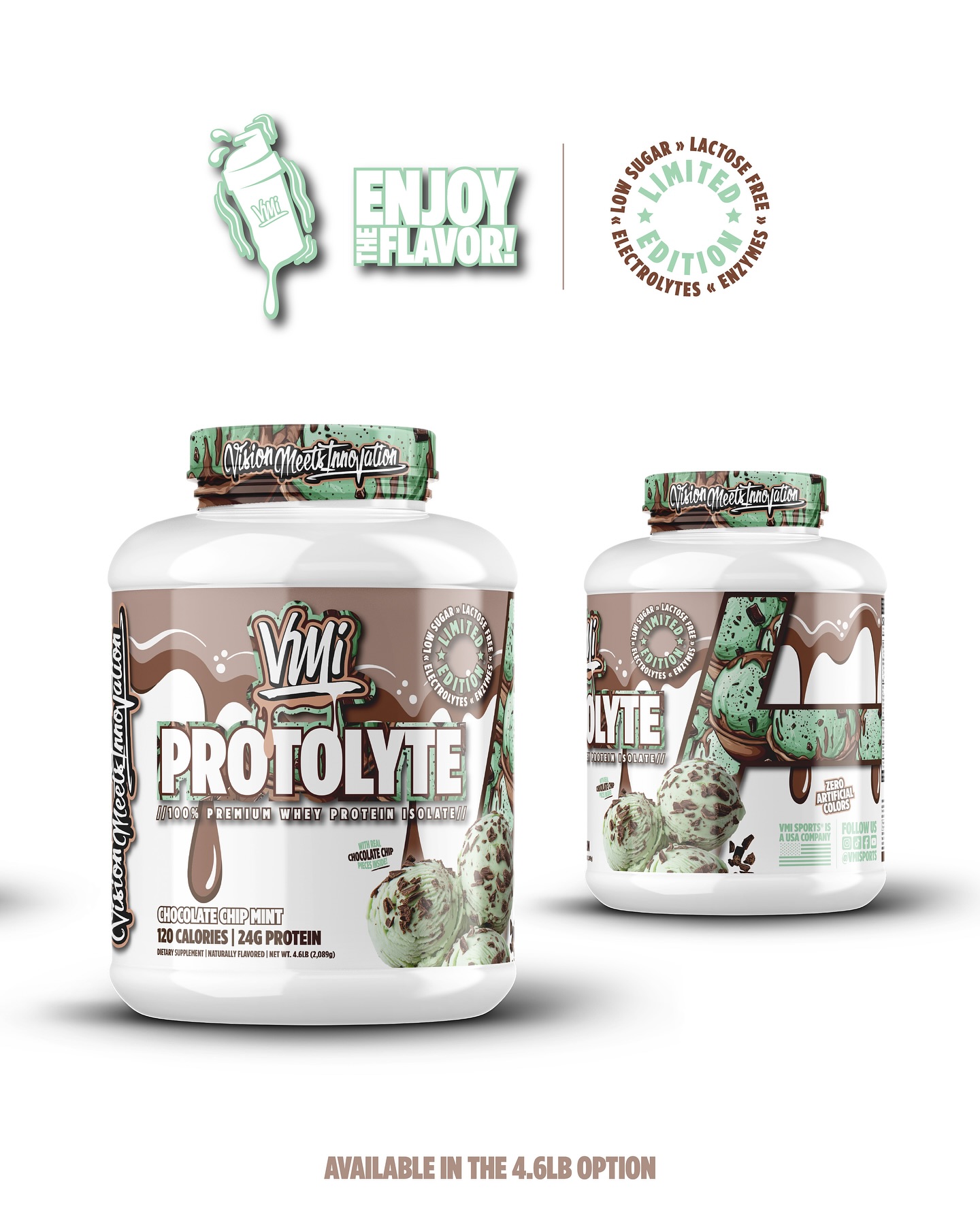 VMI Sports Protolyte Chocolate Chip Mint 4.6 Lbs.