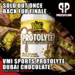 VMI Sports Protolyte Gets Dubai Chocolate Flavor (One More Time)