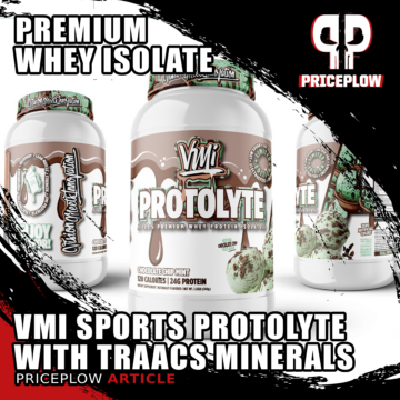 VMI Sports Protolyte: Premium Whey Isolate with TRAACS Minerals