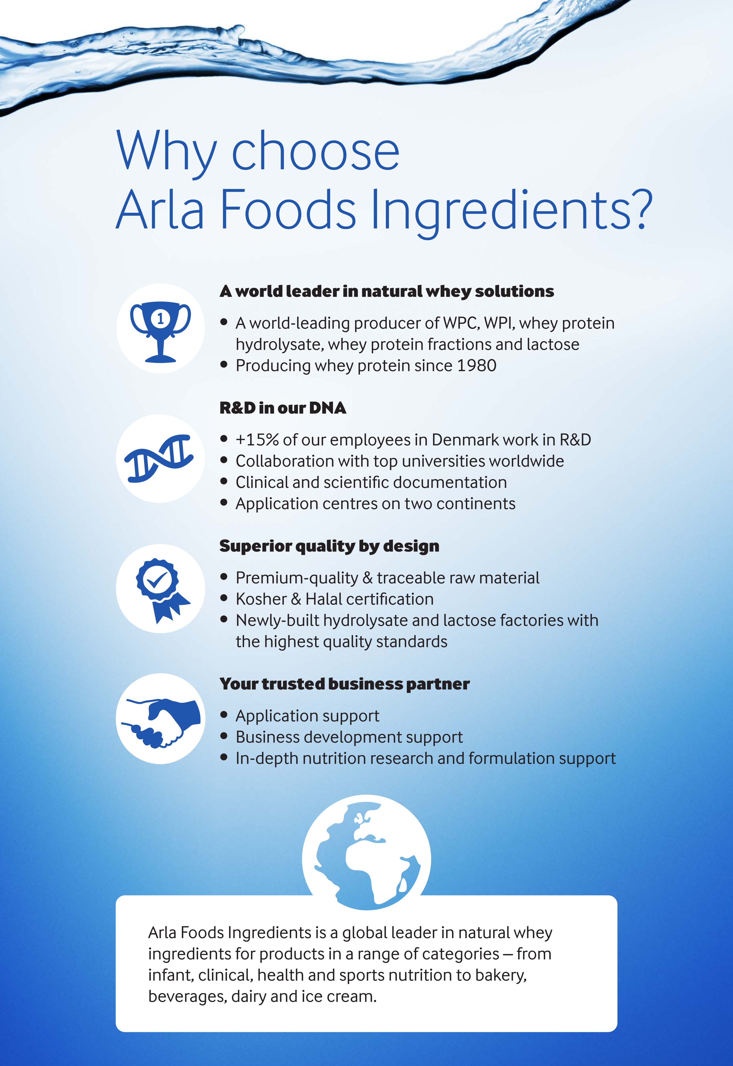 Why Choose Arla Foods Ingredients