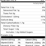 Yolked Nutrition Facts